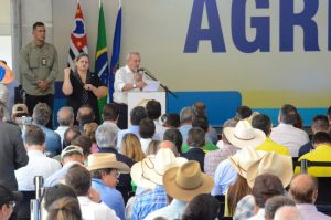 Secretário de Agricultura e Abastecimento em exercício participa da cerimônia de abertura da Agrishow 2022