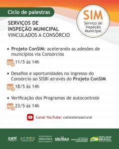 Ciclo de palestras aborda a realização do Serviço de Inspeção por meio de consórcios