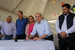 Secretário de Agricultura Francisco Matturro participa do Dia de Campo Projeto SemeAr Distrito Agro Tecnológico