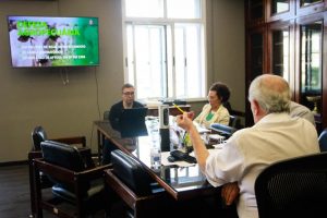 Secretário de Agricultura e Abastecimento do Estado de São Paulo faz apresentação das ações da Pasta na abertura da reunião da Câmara Setorial de Máquinas e Implementos Agrícolas