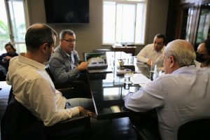 Secretário de Agricultura e Abastecimento de SP recebe presidente 9Net, Enrico Martins, e diretoria da Companhia