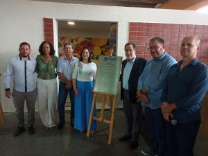 Adriano Quercia representa o Secretário de Agricultura em inauguração do Cozinhalimento em Cafelândia