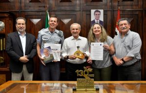 Secretário de Agricultura e Abastecimento recebe Chefe de Gabinete da Casa Militar, Tenente-Coronel Rodrigo Quintino