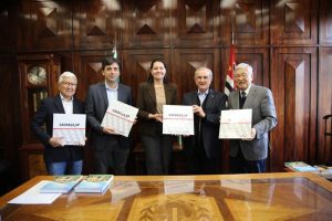 Secretário de Agricultura e Abastecimento de SP recebe diretores e conselheiros da Fundação Shunji Nishimura