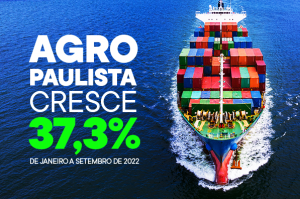 Balança Comercial paulista: Agro tem superávit de US$15,32 bilhões de janeiro a setembro de 2022