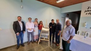 Em Iaras, Adriano Quercia representa o Secretário de Agricultura em inauguração do Cozinhalimento