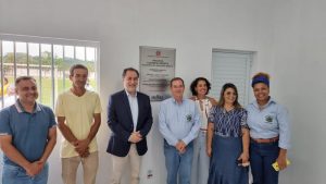 Em Ribeirão Bonito, Adriano Quercia representa o Secretário de Agricultura em inauguração do Cozinhalimento