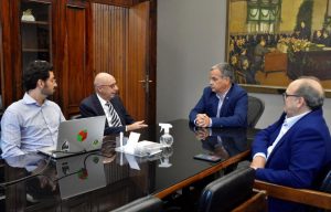 Secretaria de Agricultura e Abastecimento recebe visita do vice-presidente da Sociedade Rural Brasileira e representantes da DATAGRO