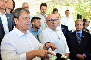 Parque da CATI recebe evento com governador de São Paulo, Tarcísio de Freitas