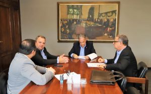 Pradópolis visita a Secretaria para viabilizar a concessão de prédio da Casa de Agricultura