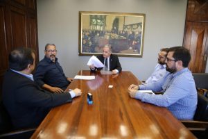 Vereador e Secretário de Agricultura de Rio Claro visitam Secretaria de Agricultura e Abastecimento de São Paulo