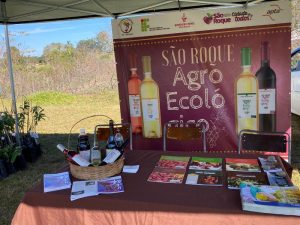 Inovações do vinho agroecológico da Apta Regional estão expostas à população no Festival das Cerejeiras 2023