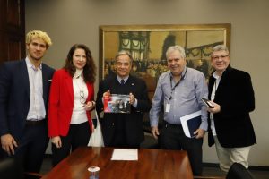 Secretário de Agricultura recebe visita de representantes da AGCO